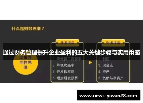 通过财务管理提升企业盈利的五大关键步骤与实用策略